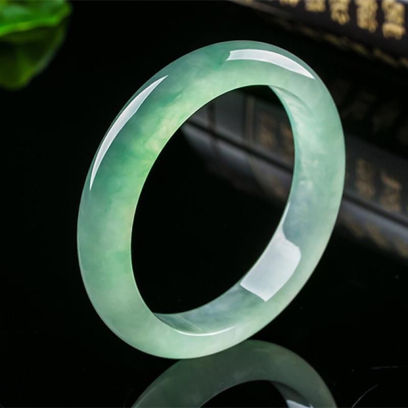 Burmese Jadeite Bracelet jade bmjade 54mm green